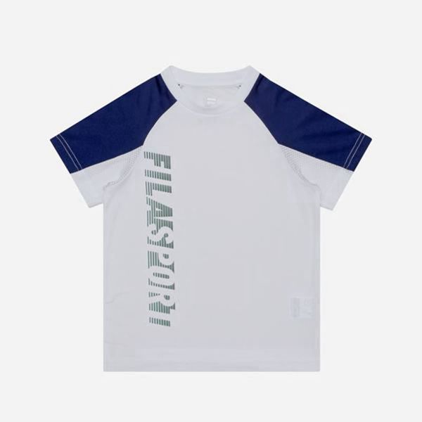 Camisetas Manga Corta Fila Niños Blancas - Aurora Top S/S - España 596421RNW